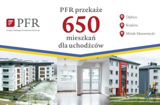 PFR przekaże 650 mieszkań dla uchodźców z Ukrainy